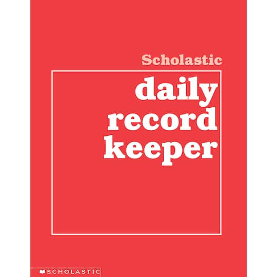 Scholastic&#xAE; Daily Record Keeper, Pack of 4
